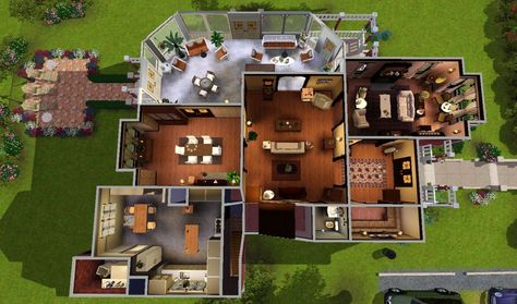 Mod The Sims - Halliwell Manor Charmed House Layout, Charmed Halliwell Manor, Sims 4 Charmed House, Charmed Sims 4, Halliwell Manor Floor Plan, Charmed House Floor Plan, Charmed House Interior, Charmed Manor, Charmed House