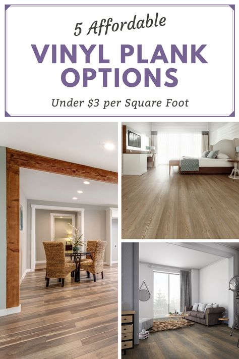 Finding inexpensive vinyl plank flooring that won't disintegrate after a few months may be difficult. Vinyl plank floors that are inexpensive tend to be of poor quality and short-lived. However, a small selection of inexpensive vinyl plank flooring options delivers surprisingly high durability despite their modest price. This list is a terrific place to start if you're seeking decent-quality vinyl flooring for less than $3 per square foot. Small House Flooring Ideas, Slanted Ceiling Living Room, Cheap Flooring Options, Vinyl Kitchen Floor, Cheap Vinyl Flooring, Affordable Flooring, Cheap Flooring, Cheap Vinyl, Luxury Vinyl Plank Flooring