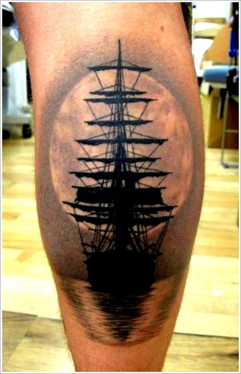 tattoo pridces | Here are some of the top favorites: Pirate Ship Tattoo, Boat Tattoo, Sunset Tattoos, Pirate Tattoo, Nautical Tattoo, Ship Tattoo, Leg Tattoo Men, Calf Tattoo, Tattoo Flash