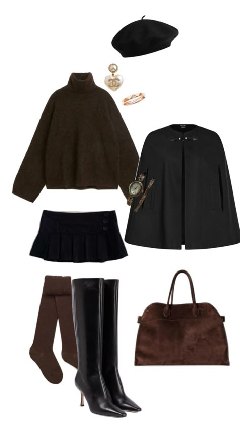 Fall Fancy Outfits, Thrift Store Aesthetic, Ropa Old Money, Peacoat Outfit, Chic Winter Outfit, Old Money Winter, Clean Girl Outfit, Wattpad Outfits, London Outfits