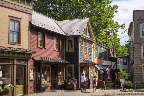 Best Small Towns New Jersey — Cutest Small Towns in NJ Sims Newcrest, Home Vision Board, Hallmark Movie, College Town, Long Beach Island, Winter Getaway, Victorian Houses, Mountain Town, Ocean City