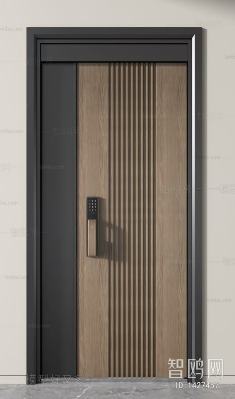 Modern Single Door 3D Model Download - Model ID.837512026 | 1miba Modern Door Design Entrance, Single Door Design Modern, Doors Interior Modern Bedrooms, Single Main Door Design Entrance Modern, Laminate Door Design Ideas, Flush Door Design Modern, Laminate Door Design Modern, Bedroom Door Design Modern, Main Door Design Modern