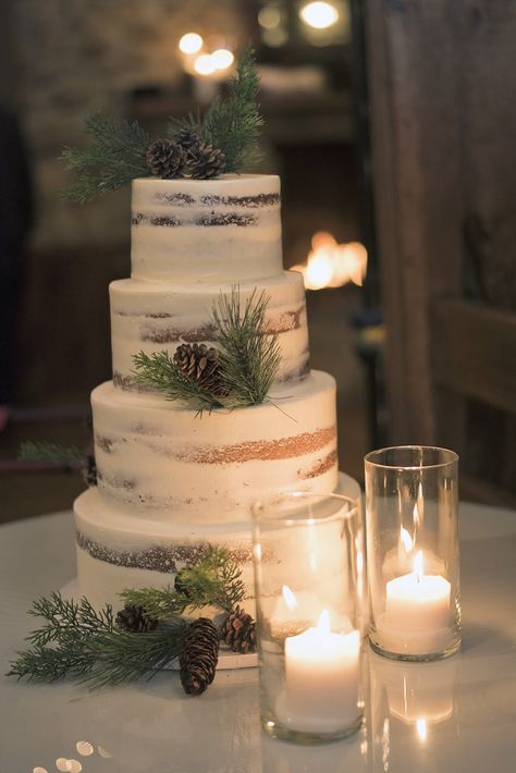 Vintage Winter Weddings, Christmas Wedding Cakes, White Winter Wedding, Rustic Winter Wedding, Winter Wedding Cake, Wedding Cake Recipe, Wedding Cake Table, Wedding Cake Rustic, Wedding Cake Stands