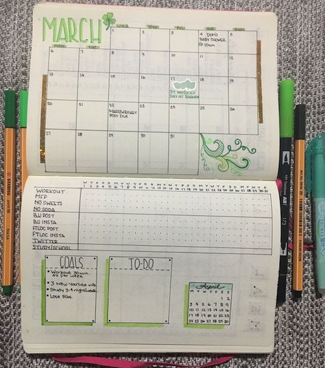 This is the fourth part of the Bullet Journal 2.0 Blog Series. It contains all the information you need to get started laying out our monthly log. How To Bullet Journal, March Bullet Journal, Planner Diario, Bullet Journal Monthly Spread, Bullet Journal For Beginners, Journaling Planner, Bullet Planner, Dot Journals, Planner Layout