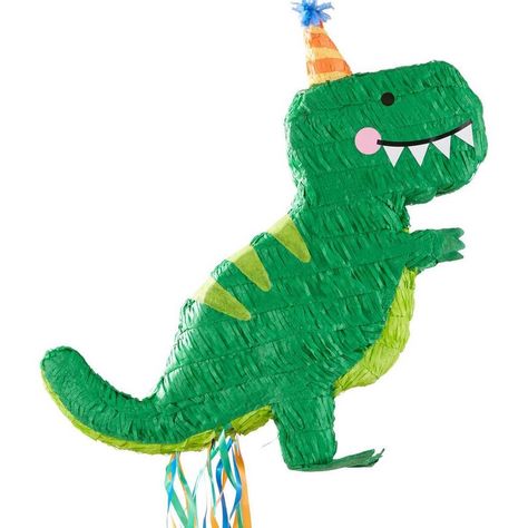 Pinata Birthday Party, Pinata Birthday, Trap Door, Party Hat, Party City, T Rex, Birthday Party, Party Supplies, Birthday