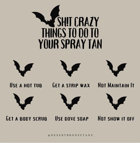 Halloween Spray Tan Quotes, Spray Tan Quotes, Tan Quotes, Spray Tanning Quotes, Spray Tan Artist, Tanning Quotes, Dove Soap, Airbrush Tanning, Spray Tan