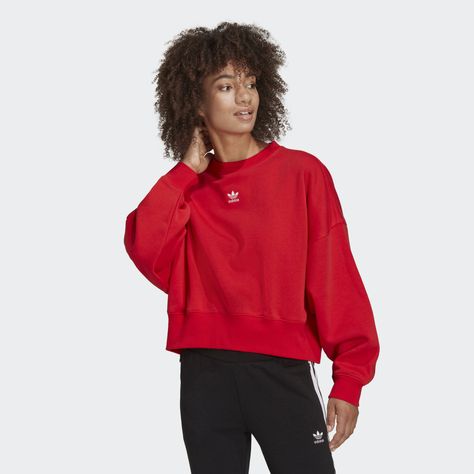 Bold Shoes, Red Puffer, Superstars Shoes, Adidas Originals Women, Adidas Outfit, Adidas Shop, Adidas Hoodie, Women Lifestyle, Red Adidas