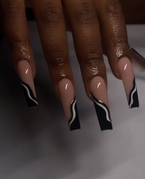 Drip Nails, Simple Acrylic Nails, Her Nails, Dope Nail Designs, Classy Acrylic Nails, Long Acrylic Nails Coffin, Exotic Nails, Unique Acrylic Nails, Long Square Acrylic Nails