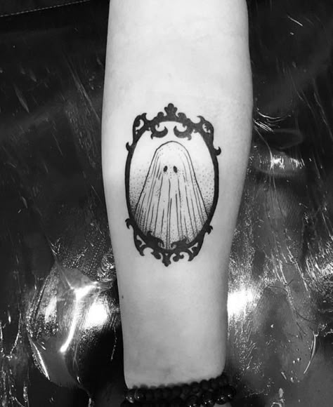 Body Art | Tattoo | 刺青 | Tatouage | Tatuaggio | татуировка | Tatuaje | Mehndi | Henna | Skeleton In Mirror Tattoo, Ghost Frame Tattoo, Ghost Polaroid Tattoo, Ghost In Frame Tattoo, Ghost In A Jar Tattoo, Realistic Ghost Tattoo, Ghost Mirror Tattoo, Ghost In Mirror Tattoo, Creepy Ghost Tattoo