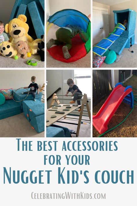 Nugget Couch Accessories, Nugget Accessories, Playrooms Ideas, Nugget Builds, Nugget Ideas, Nugget Couch, Auntie Life, Couch Accessories, Play Couch