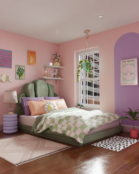 Colorful Apartament Blender Scene 🚨 Blender Scene (Works only on blender NOT IN GAME) Eevee + Cycles T.O.U Do not to re-upload... Blender Scene, Pastel Room Decor, Makeover Bedroom, Dekorasi Kamar Tidur, Home Decor Ideas Living Room, Pastel Room, Cute Bedroom Decor, Apartment Decor Inspiration, Dream Room Inspiration