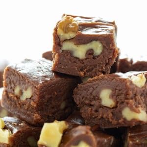 Original Fantasy Fudge Recipe - i am baker Original Fantasy Fudge, Original Fantasy Fudge Recipe, Fantasy Fudge Recipe, Fantasy Fudge, Cranberry Fudge, Homemade Fudge Recipes, Oreo Fudge, Fudge Recipes Chocolate, Salted Caramel Fudge