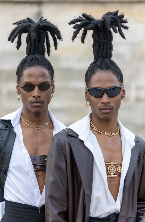 Mens Locs Styles, African Hairstyles Men, Hairstyles Masc, Afro Futurism Fashion, Men’s Loc Styles, Afro Punk Hairstyles, Afro Dreads, Futurism Fashion, Exotic Hairstyles