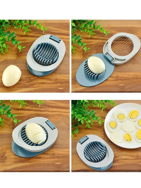 Egg Slicer, Food Slicer, Soft Foods, Kitchen Organization Diy, Cleaning Kitchen, Creative Kitchen, Plastic Eggs, Doll Food, Photo Packages