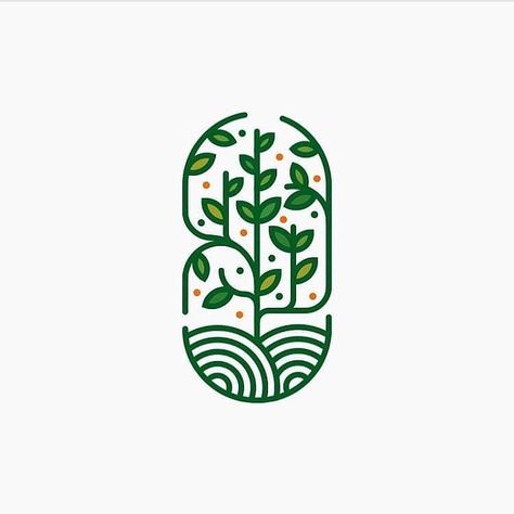 ✅ Follow @logovoice for more! 🌟 Plant 🌱 Logo Design by @dedyshon 🤗 Do you dig this geometric style? Let us know in the comments below! ❤️… Herbal Tea Logo Design, Plant Logo Design Branding, Eco Logo Design Branding, Plant Logo Ideas, Leaf Logo Design Ideas, Logo Herbal, Earth Logo Design, Herbal Logo Design, Plants Logo