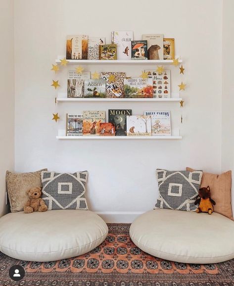 Toddler Reading Nooks, Bedroom Reading Corner, Reading Corner Kids, Kids Rooms Inspo, Big Kids Room, Kids Room Inspiration, Nursery Baby Room, Toddler Bedrooms, Big Boy Room