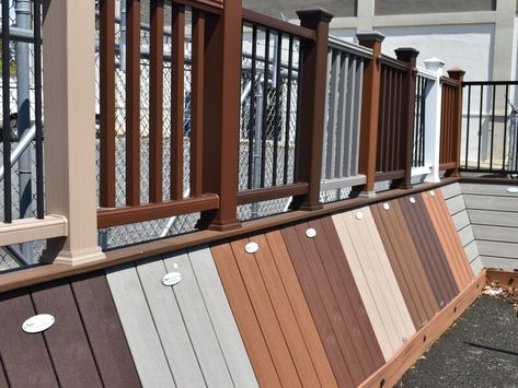 Fiberon Decking Colors, Painting Composite Decking, Trex Deck Colors, Composite Decking Colors, Trek Deck, Trex Composite Decking, Composite Wood Deck, Deck Inspiration, Deck Renovation