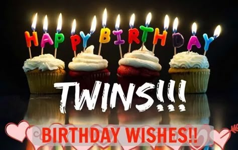 Happy Birthday Twins Quotes, Images and Memes Happy Birthday Twin Sister, Happy Birthday Twin, Twins Birthday Quotes, Happy Birthday Twins, Birthday Wishes For Twins, Sister Cake, Sister Birthday Cake, Special Happy Birthday Wishes, Twin Quotes