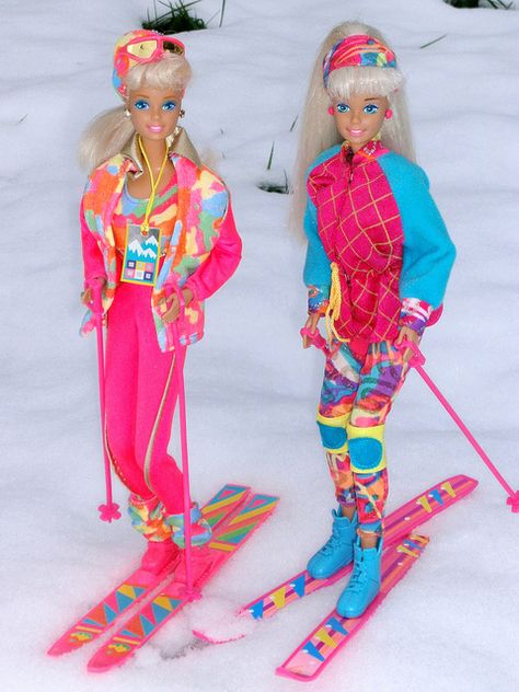 Barbie Winter Sports and Ski fun Barbie | Flickr - Photo Sharing! Ski Barbie, Barbie Winter, Barbie 80s, Barbie 90s, Barbie Ideas, Im A Barbie Girl, Barbie Party, Winter Sport, Beautiful Barbie Dolls