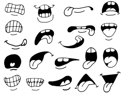 Cartoon eyes clipart free - Clip Art Library Cartoon Mouths, رسم كاريكاتير, Stick Family, Mouth Drawing, Cartoon Style Drawing, Cartoon Eyes, Desen Anime, Graffiti Style Art, 캐릭터 드로잉