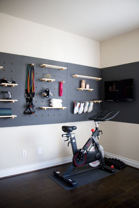 Office: One Room Challenge Reveal – Build to Made Workout Room Office Combo, Home Office Workout Room Combo, Office And Workout Room Combo, Home Office Gym Combo, Office Gym Combo, Office/workout Room, Home Office And Gym, Home Office Dark, Home Office/gym