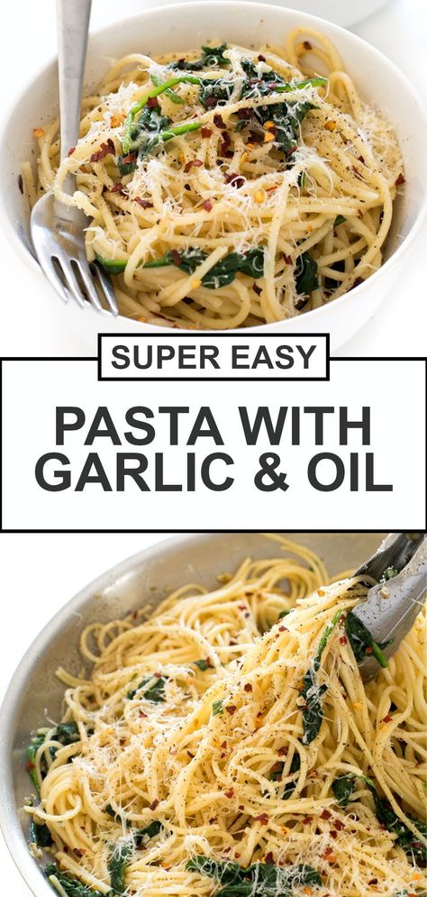 Pasta Tossed With Olive Oil, Pasta With Olive Oil And Garlic Spinach, Pasta Recipes With Olive Oil And Garlic, Olive Oil Parmesan Pasta, Olive Oil Pasta With Veggies, Pasta With Olive Oil And Garlic Parmesan, Olive Oil And Garlic Pasta, Pasta Noodles Recipes, Pasta With Garlic And Olive Oil