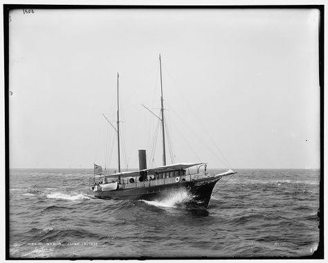 Download Image of Nydia. Free for commercial use, no attribution required. Dated: 01.01.1892. Topics: nydia steam yacht, steam yachts, dry plate negatives, nydia, ship exterior, steamship, 19th century, ship Ship In Storm, Steam Yacht, Steam Ship, Download Image, Public Domain Images, Library Of Congress, Yachts, Sailing Ships, Public Domain