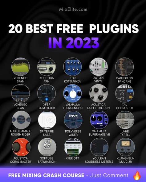 Free Mixing Crash Course 👉 MixElite.com/free-course ⁠ Plugins Game Changer⁠ ⁠  ⁠ #musicproduction #freemusicplugins #mixingtips #homestudio #producertools #audioengineering #bedroomproducer #pluginpower #mixbetter #studiogear Music Plugins, Producer Tips, Music Hacks, Music Basics, Music Theory Piano, Music Engineers, Sound Engineering, Music Theory Lessons, Music Mixing