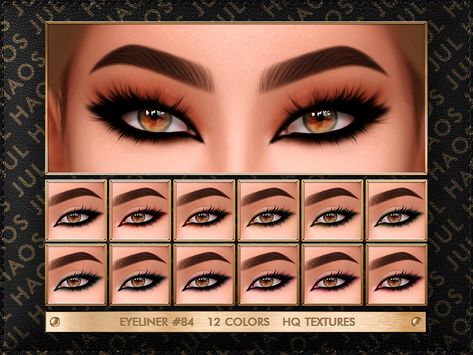 The Sims 4 Pack, Sims 4 Makeup, Maquillage Goth, Mods Sims 4, Sims 4 Piercings, Sims 4 Cc Eyes, Alpha Cc, Die Sims 4, Sims 4 Black Hair