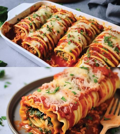 Vegan Pho Recipe, Vegan Italian Recipes, Ricotta Filling, Lasagna Roll Ups, Vegan Ricotta, Vegan Lentil Soup, Lasagna Rollups, Lasagna Roll, Vegan Lasagna