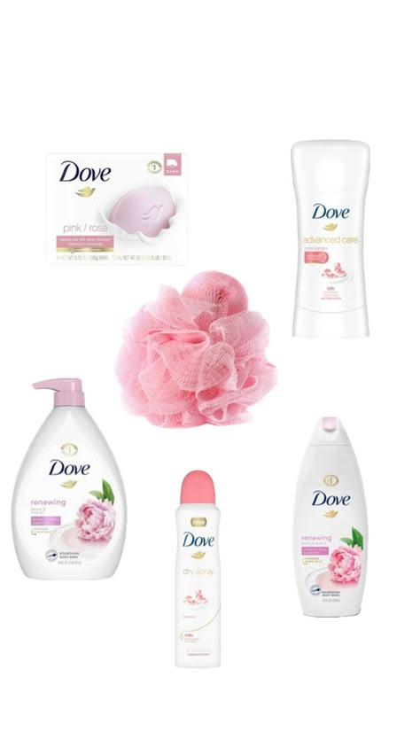 Dove rose Dove Shampoo Aesthetic, Dove Aesthetic Products, Rose Shower Routine, Dove Products Aesthetic, Dove Body Care, Dove Cherry, Dove Gift Set, Kpop Skincare, Olay Body Wash