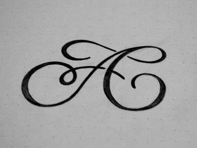 AC monogram Ac Tattoo, Ac Monogram, Handwritten Typography, Initial Tattoo, Embroidery Letters, Designer Logo, Initials Logo, Letter Logo Design, Logo Designer