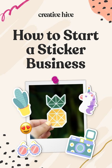 How to start a sticker business. Today I want to talk about one of the most versatile handmade products you can make and sell online. Stickers. Yes, stickers. Learn more in this blog post. How To Create A Sticker Business, Stickers Diy Handmade, How To Sell Stickers Online, How To Make Professional Stickers, How To Start A Small Sticker Business, Sticker Making Business, How To Make Stickers To Sell On Etsy, Selling Stickers Online, Diy Stickers To Sell