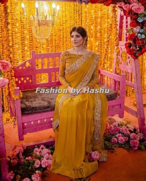 2023 Mehndi New Design | All New Design | Fashin By Hashu @ Top Trending For More Designs Click on our YouTube link...? 😇 Mayon Dresses, Haldi Ceremony Outfit, Fancy Attire, Haldi Outfits, Nikah Dress, Mehndi Dress, Latest Bridal Dresses, Pakistani Wedding Dress, Pakistani Fashion Party Wear