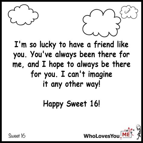 Im so lucky to have a friend like you. Youve always- http://WhoLovesYou.ME #gigeo #birthday #quotes #wishes Birthday Sentence, Birthday Greetings Quotes, Birthday Wishes Best Friend, Best Birthday Wishes Quotes, Cute Birthday Wishes, Birthday Quotes For Her, Happy Birthday Best Friend Quotes, Happy Birthday Best Friend, Happy Birthday Love Quotes