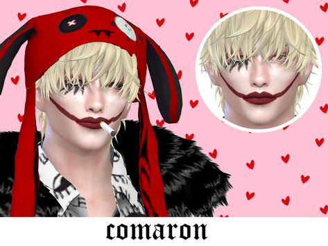 The Sims Resource - one piece corazon Donquixote Rosinante makeup anime Ts4 One Piece Cc, Sims 4 Cc One Piece Anime, One Piece Sims 4 Cc, One Piece Sims 4, Sims 4 One Piece Cc, Sims 4 One Piece, One Piece Corazon, Makeup Anime, Sims 4 Tattoos