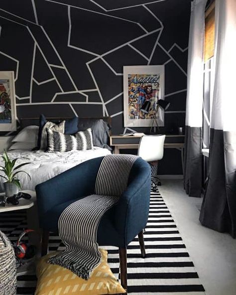 Top 70 Best Teen Boy Bedroom Ideas - Cool Designs For Teenagers Boys Bedroom Modern, Modern Teen Boy Bedroom, Teenager Bedroom Boy, Teenage Boy Room, Boys Room Design, Boys Bedroom Makeover, Boy Bedroom Design, Teen Boy Bedroom, Dekorasi Kamar Tidur