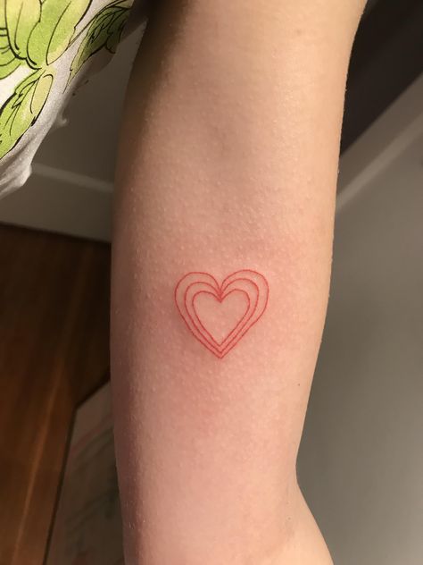 Three Of Hearts Tattoo, Triple Heart Tattoo, Ink Poisoning, Tiny Flower Tattoos, Sweet Tattoos, Triple Heart, Dainty Tattoos, Cherry Bomb, First Tattoo