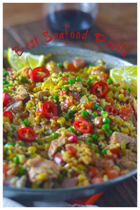 Salmon Paella, Spanish Seafood Paella, Italian Risotto, Best Salmon, Seafood Paella, Country Recipes, Creamy Rice, Beef Sausage, Smoked Beef