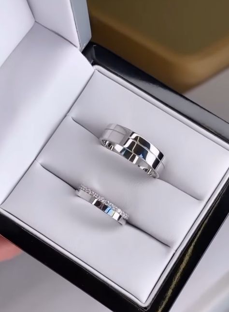 Couple wedding rings unique