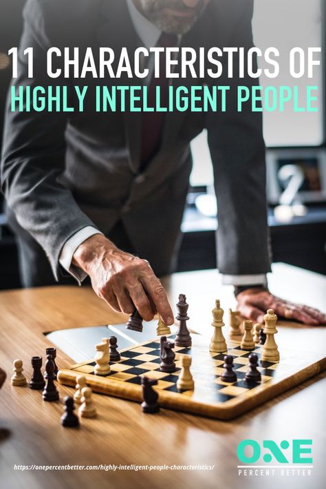 11 Characteristics of Highly Intelligent People | Learn about the characteristics of highly #intelligent people and get #insights on how to improve yourself one percent better every day in this post. Keep reading to find out more. One Percent Better, Gifted Adults, Highly Intelligent People, Fashion Men Outfits, Qualities In A Man, How To Improve Yourself, High Intelligence, Best Books For Men, Powerful Man