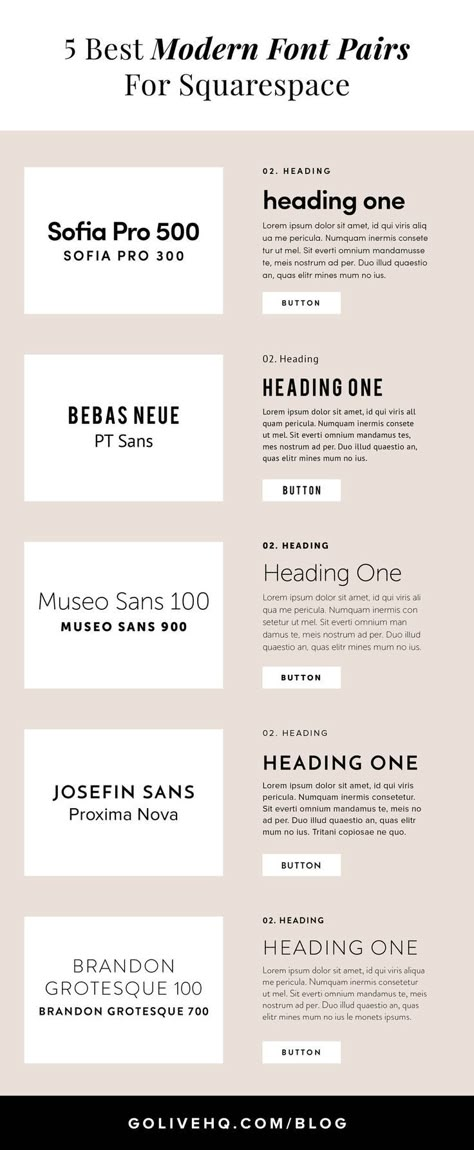 Modern font pairing guide for squarespace. Perfect for all other minimalist graphic design purposes as well. #minimalist #graphicdesign #fontpairing #typography Web Design Font, Typographie Logo, Font Love, Inspiration Typographie, Website Fonts, Business Fonts, Minimalist Font, Squarespace Website Templates, Font Combinations