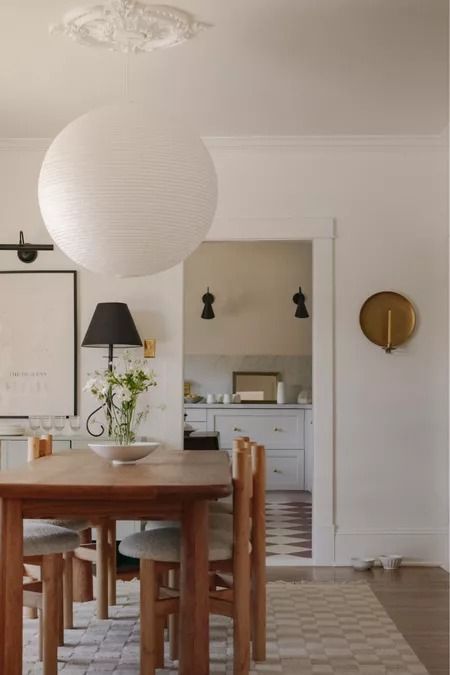 Irregular Checkerboard Rug curated on LTK Checkerboard Rug, Lulu And Georgia, Dining Room Inspiration, Chalk White, Must Read, Beautiful Space, Beautiful Interiors, Rug Styles, Interior Design Living Room