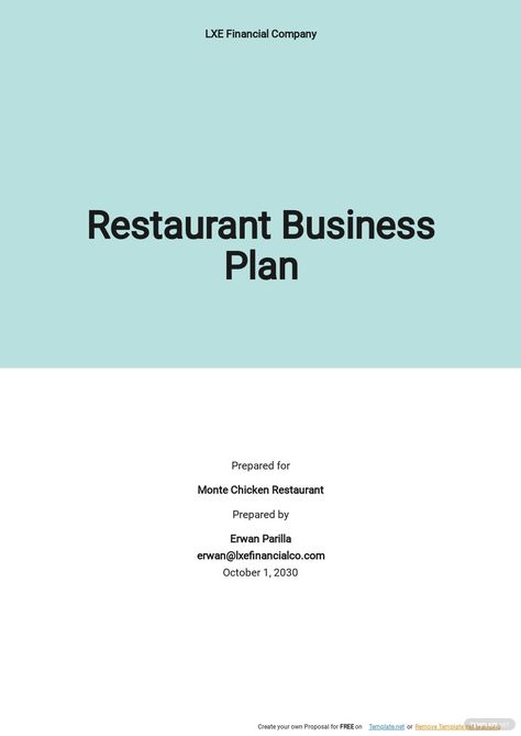 Business Plan For Restaurant, Plan Proposal, Restaurant Business Plan Sample, Business Plan Proposal, Restaurant Business Plan, Business Documents, Restaurant Themes, Business Plan Template Free, Simple Business Plan