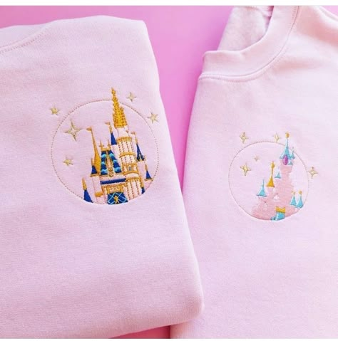 Disney Princess Merch, Disney Embroidery Clothes, Disney Princess Sweatshirts, Cinderella Embroidery Designs, Embroidered Disney Sweatshirt, Disney World Embroidery, Disneyland Embroidered Sweatshirt, Disney Embroidery Designs Shirts, Disney Embroidery Sweatshirt