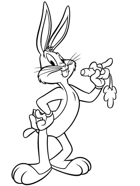 Bugs Bunny Pictures, Tapsi Hapsi, Bugs Bunny Drawing, Bugs Drawing, Bugs Bunny Cartoons, Bunny Coloring, Bug Coloring Pages, Coloring Printables, Bunny Images