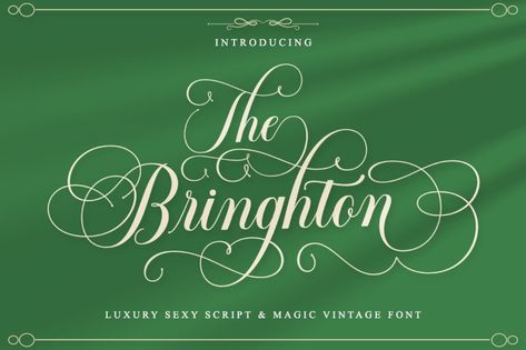 The Bringhton Script The Bringhton is a Vintage calligraphy script font that comes with beautiful alternative characters. copper plate mixed calligraphy with handttering style. Designed to convey stylish elegance. The Bringhton Script has a smooth, clean, feminine, sensual, glamorous, simple, and easy to read font. Try before you buy The Bringhton font for iOS, Android, […] The post The Bringhton Font appeared first on FreeFontDL. Feminine Sensual, Old Fashioned Fonts, Vintage Calligraphy, Timeless Font, Minimal Font, Calligraphy Script Fonts, Font Creator, Feminine Fonts, Business Fonts