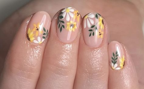 Biab Nails, Nails Flowers, Turquoise Nails, Stunning Nails, Cute Nail Art Designs, Diy Body Care, Diy Body, Wedding Vibes, Cute Nail Art