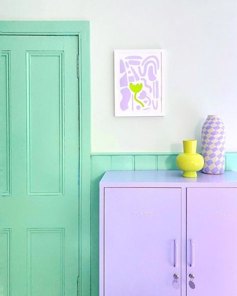 Scottish Interiors, Light Blue Paint Colors, Colourful Interiors, Cutout Art, Colour Crush, Minimal Art Print, Empty House, Light Blue Paints, Dream Castle