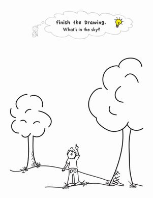 First Grade Coloring Worksheets: What's in the Sky? Doodle Worksheets, Draw Prompts, Finish The Drawing Worksheets, Drawing Tasks, Finish The Drawing, Journal Prompts For Teens, Drawing Worksheet, Picture Journal, Labeling Activities